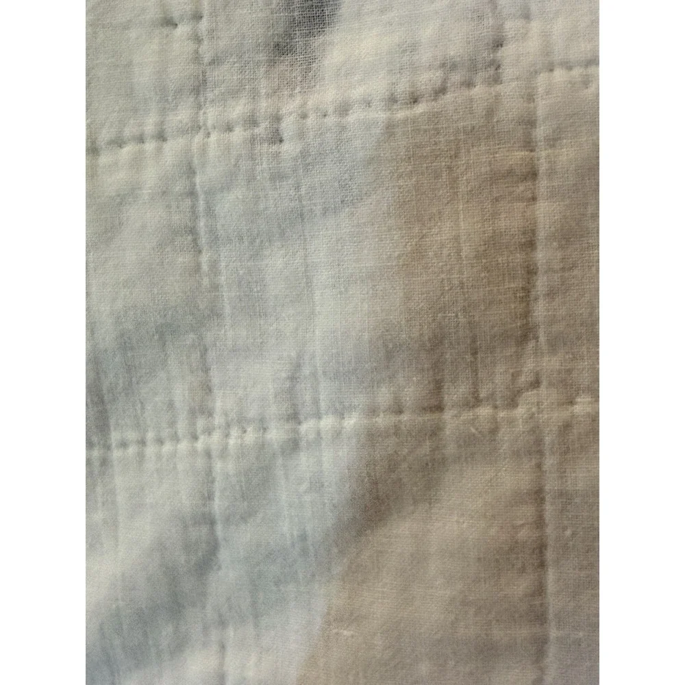 Early Antique Quilt  Nine Patch Hand Stitched 76
